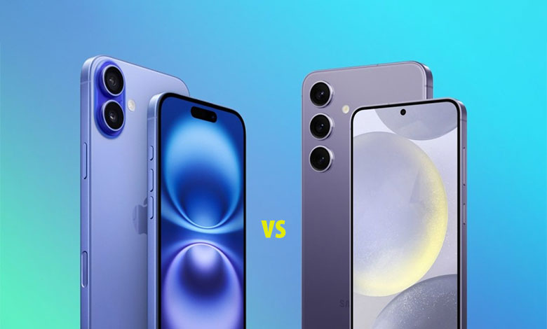 مقایسه آیفون16 و اس 24 iphone 16 vs s24