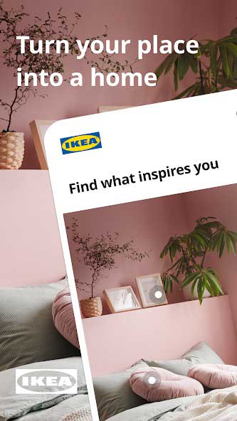 نمایی از داخل اپلیکیشن طراحی دکوراسیون داخلی IKEA-Place