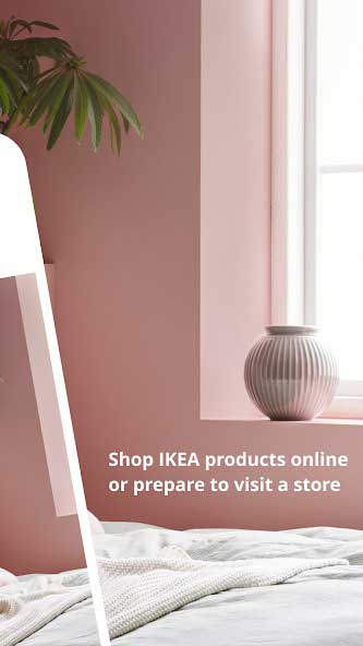 نمایی از داخل اپلیکیشن طراحی دکوراسیون داخلی IKEA-Place
