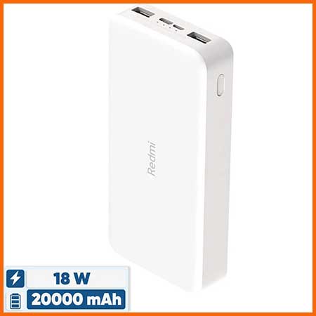 پاوربانک 18 وات شیائومی مدل Redmi PB200LZM ظرفیت 20000 میلی آمپر ساعت