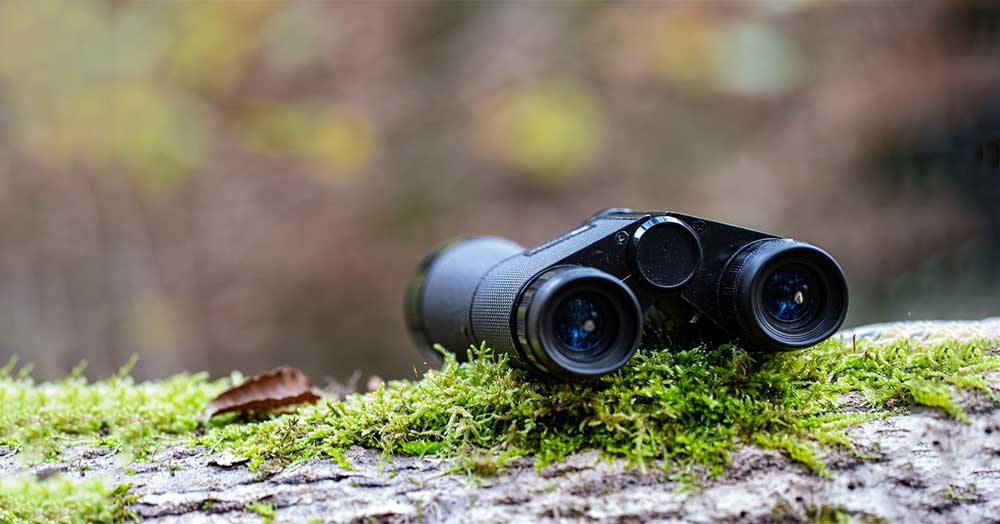 دوربین شکاری در طبیعت جنگلی