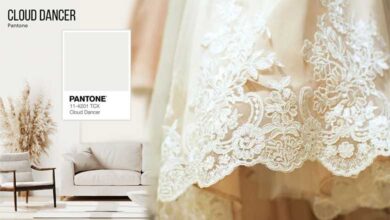 رنگ سال 2026 | بهترین پیشنهاد ها برای ست کردن رنگ لباس با رنگ سال 2026 33 رنگ سفید ابری در لباس و دکوراسیون منتخب رنگ سال 2026